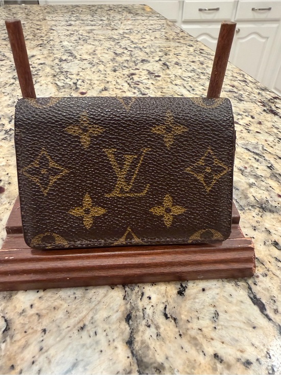 Louis Vuitton Handbags - Authentic Louis Vuitton Monogram Compact Wallet - Brown & Gold Motif